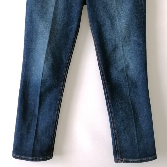 Old Navy Womens Blue Denim Mid Rise Stretch Straight Boyfriend Jeans Size 6 - Picture 3 of 6